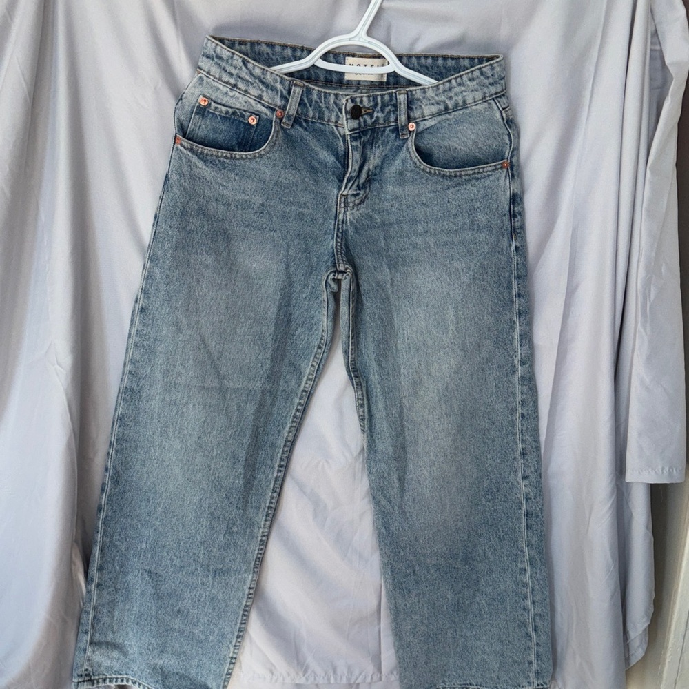Motel Rocks Denim Straight Leg Jeans